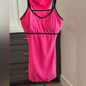 Women’s Tankini Two Piece Pink Swimsuit - Sporty, Swing, Athletic Tankini-NWOT